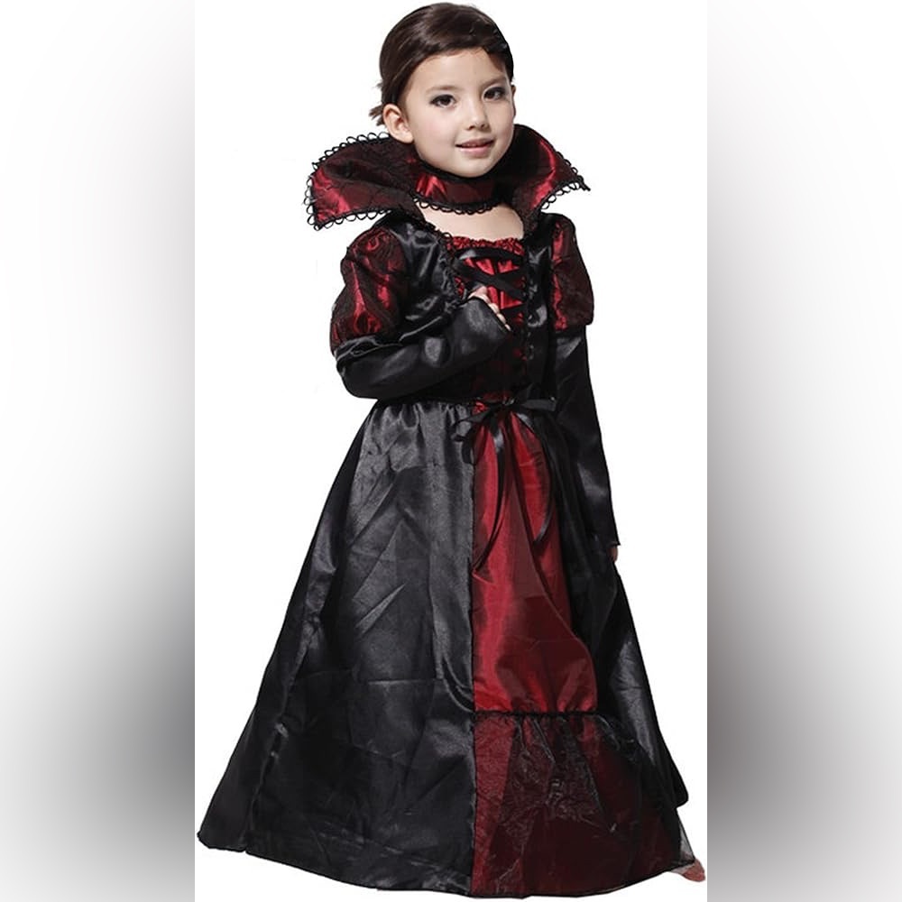 Girls Royal Vampire Halloween Costumes